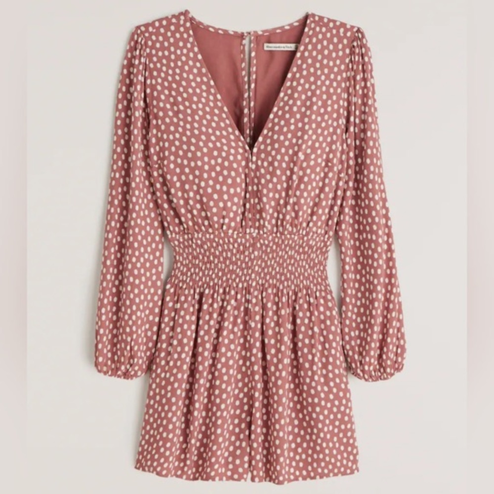 Abercrombie & Fitch Long-Sleeve Romper